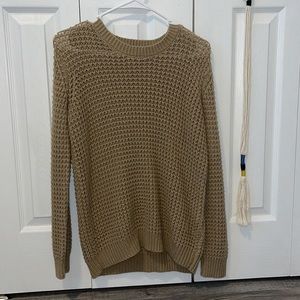 Forever 21 Tan Knit Sweater Size Medium